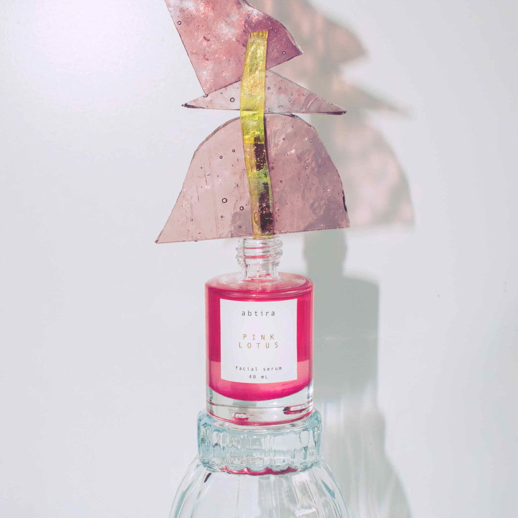 SERUM - PINK LOTUS | yaşlanma karşıtı nemlendirici yüz serumu | tüm cilt tipleri